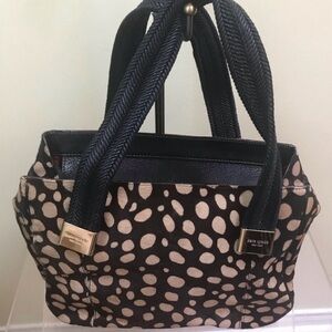 RARE Kate Spade NY Pony Hair Leather Satchel,  Chevron, Retail Boutique Bag